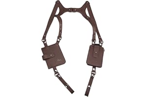 Neween Anti-Theft Hidden Underarm Strap Wallet Pocket Holster Phone Shoulder Holster Bag Double Shoulder Pouch for Men, Women