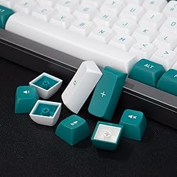 Mintcaps Dark Green White Keycaps Set 150 Keys MSA