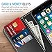 Maxboost iPhone 8 Wallet Case [Folio Style] [Stand Feature] mWallet Series Apple iPhone 8 (2017)/iPhone 7 (2016) [Black] Protective Credit Card Leather Cover [Card Slot+Side Pocket] Magnetic Closure