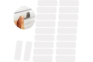 20PCS Mini Blind Repair Tabs-1 Inch Aluminum Slat Fixers for Damaged Blinds,White Horizontal Blinds Repair Kit,Quick Fix for 