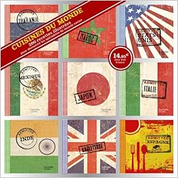 Amazon Fr Coffret 9 Mini Livres Cuisine Du Monde Collectif Livres