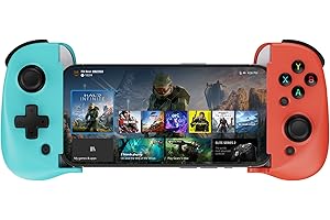 citnh Mobile Gaming Controller,Suitable for iPhone/Android/Switch/PC, Six-axis body sensing dual vibration motor wireless phone controller,Can play Steam,Fortnite & More