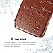 OCASE iPhone 6 Plus Case iPhone 6S Plus Case [Screen Protector Included] Leather Wallet Case [Slim Fit] - For Apple iPhone 6 Plus and 6S Plus Devices - Brown