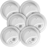SMI100-AC BRK 9120B-6 Hardwired Smoke Detector with Battery Backup, 6-Pack (6)