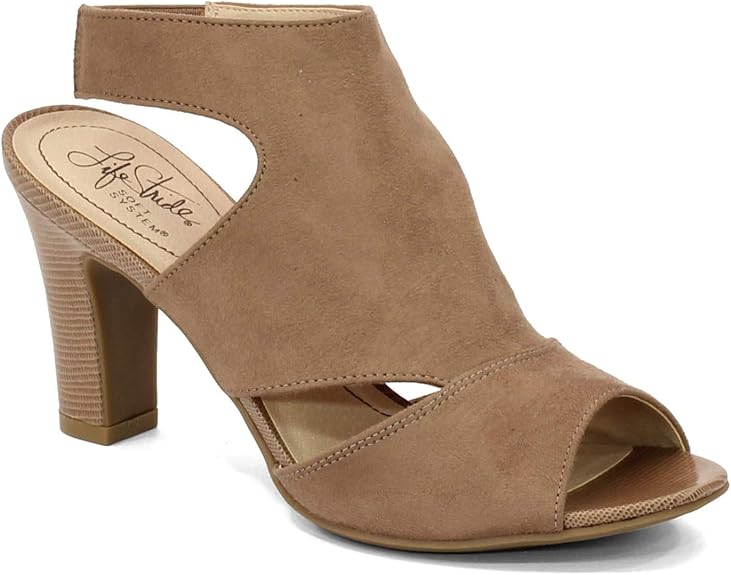Amazon.com | LifeStride Women's, Cara Sandal | Heeled Sandals