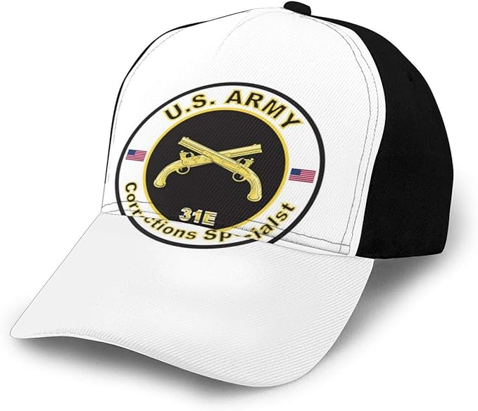 Army Mos 31e 7 U.S. Army Mos 31e Corrections Specialist Cap Women Men Baseball Hat