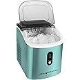 Frigidaire EFIC103 Ice Maker Machine Heavy Duty, 26lb Ice per Day, Blue SS