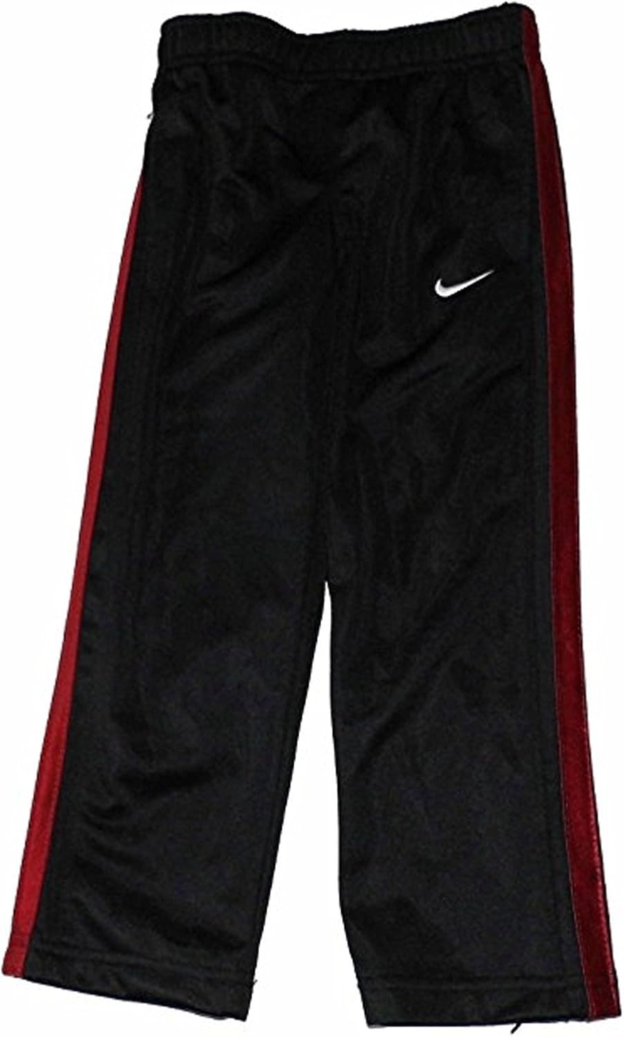 black and red nike track pants