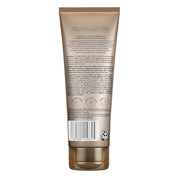 JERGENS NAT GLW MED/TAN SIZE 7.5Z JERGENS NATURAL GLOW DAILY MOISTURIZER FOR MEDIUM/TAN SKIN (2 PACK)