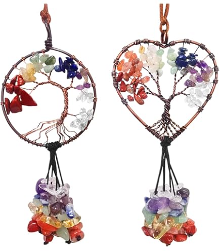 Rose Quartz Jewelry Amethyst Rose Quartz Tree Of Life Pendant – Reiki Healing Energy Stone Necklace Tree Of Life. Jewelry - Foto 9