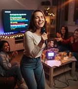 QTX Handheld Dynamic Microphone Vocal PA XLR to 6.3mm Lead Included view 2