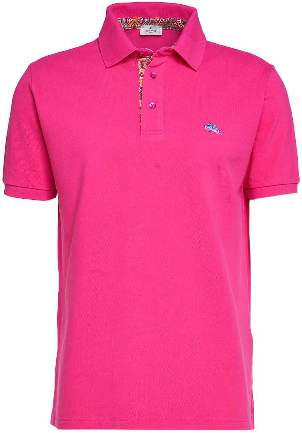Luxury Fashion | Etro Man 1Y142987011652 Pink Other Materials Polo Shirt | Ss21: ETRO: Amazon.co 