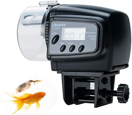 Amazon Com Songway Automatic Fish Feeder Aquarium Tank Auto