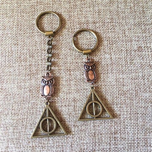 Deathly Hallows Owl Keychain Zipper Pull
