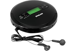 PHILCO Personal CD Player with MP3 Playback, FM Radio & 60 Second Anti-Shock