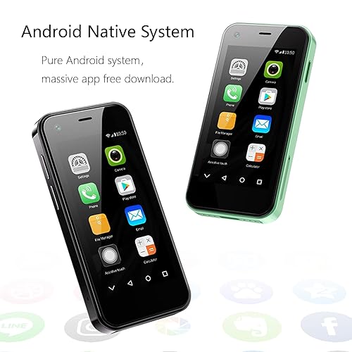 Etigood Mini Smartphone Unlocked 1GB RAM 8GB ROM Small Cell Phones