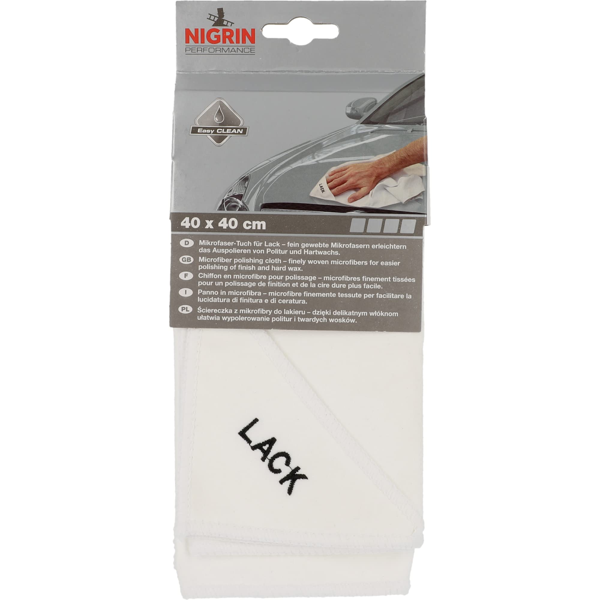 NIGRIN 71121 Microfibre Polishing Cloth 40 x 40 cm