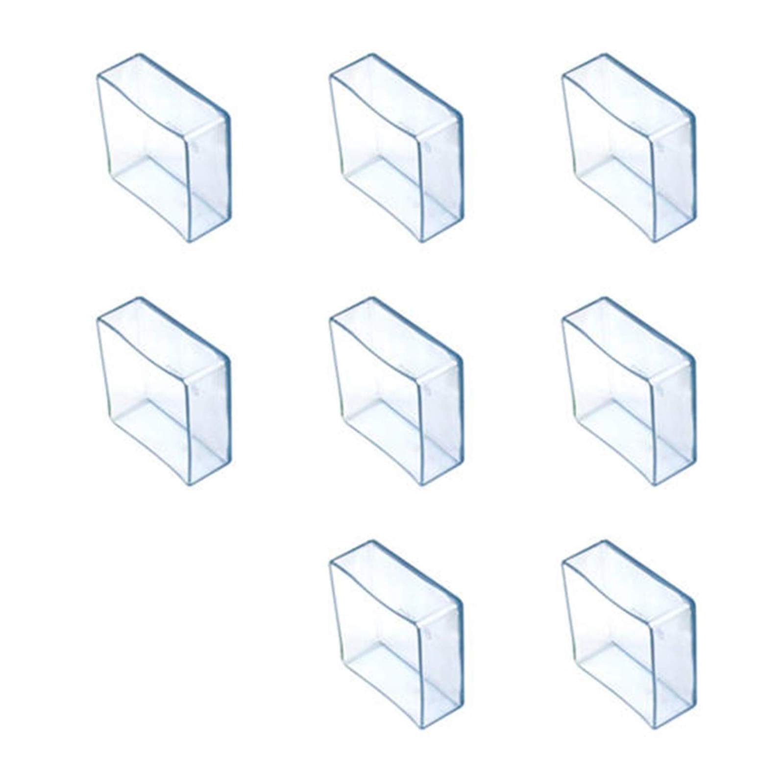 YuuHeeER Chair Sofa Leg Caps Silicone Cups Pads Furniture Table Covers Floor Protectors 8 Pcs 70x70mm