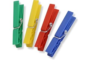Honey-Can-Do DRY-01411 Plastic Clothespins, 100-Pack