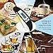 Instant Read Cooking Meat Thermometer - Super Fast Digital Electronic Kitchen Food Thermometer With Collapsible Internal Probe For Grill Cooking BBQ Oven Smoker Meat Kitchen Candy and Bath Water