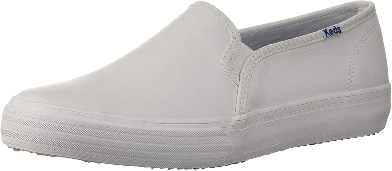 keds leather slip on