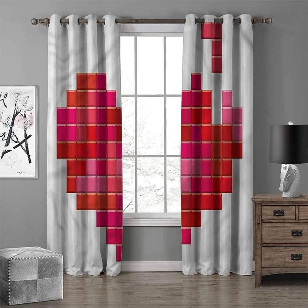 RenteriaDecor Valentines Day Energy Efficient Grommet Curtain Video
