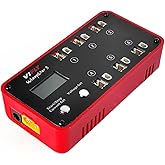 VIFLY WhoopStor 3 1S LiPo Battery Storage Charger and Discharger with LCD Display Tiny Whoop Charger with PH2.0 and BT2.0 Con