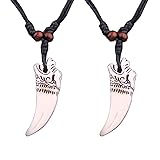 COLORFUL BLING Shark Tooth Pendant Necklaces Shark