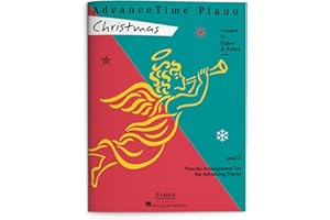 AdvanceTime Piano: Christmas Book - Level 5 | Holiday Sheet Music Songbook for Intermediate Students | Festive Repertoire for Developing Technique | Faber Piano Christmas Music for Teens