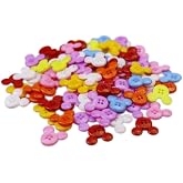 100 Pcs Mouse Head Ear Button Themed Sewing Buttons with 4 Holes for Cruise Line Enthusiasts
