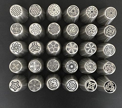 LDTE OFFICE Special Complex Design Russian Piping Tips Stainless Steel Icing Nozzles Pastry Cake Decoration Tools for the Kitchen Baking