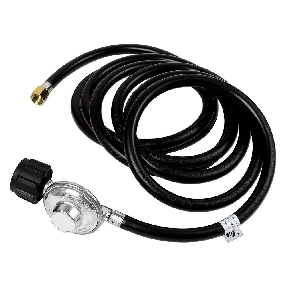 Kibow Propane Y Splitter Tee Adapter With P O L Connector And 2x1 Male Throwaway Cylinder Thread 100 Solid Brass Grill Connectors Hoses