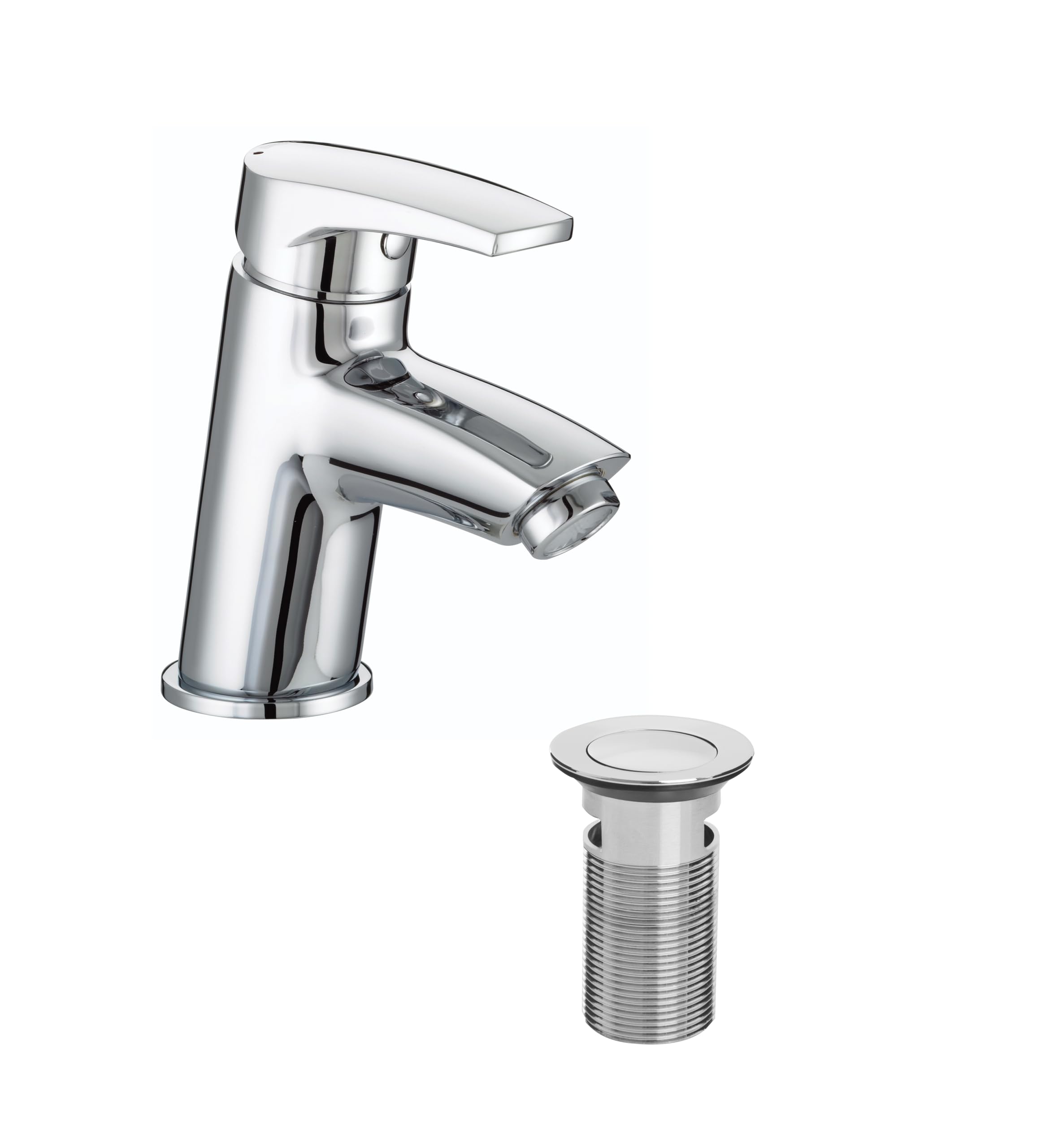 Bristan OR BAS C Orta Basin Mixer with Clicker Waste - Chrome Plated