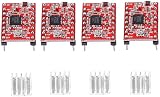 Fdit CNC Shield Expansion Plate 4x A4988 Heatsink Stepper Motor Controller 3D view 8