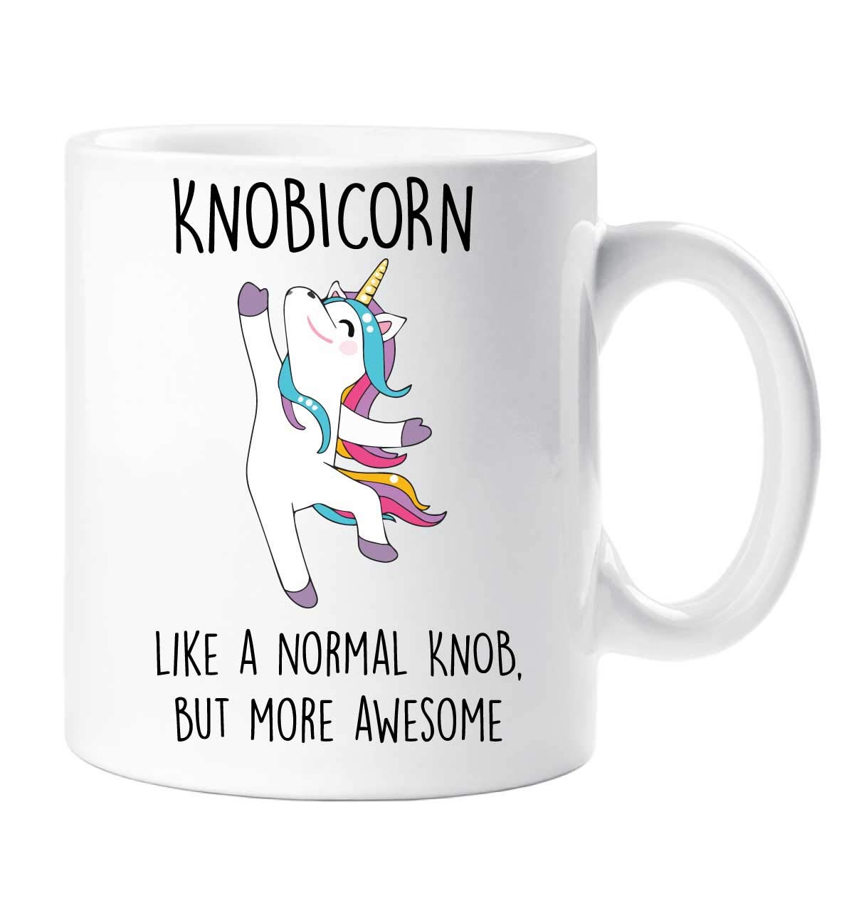 60 Second Makeover Limited Knobicorn Mug Knob Unicorn Friend Funny Mug Present