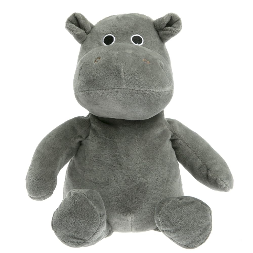 PELUCHO - Hippopotamus hot water bottle - Made in France - Lavender and wheat - Warmth - Well-being - Softness - Dry hot water bottle - Baby hot water bottle - microwave hot water bottle