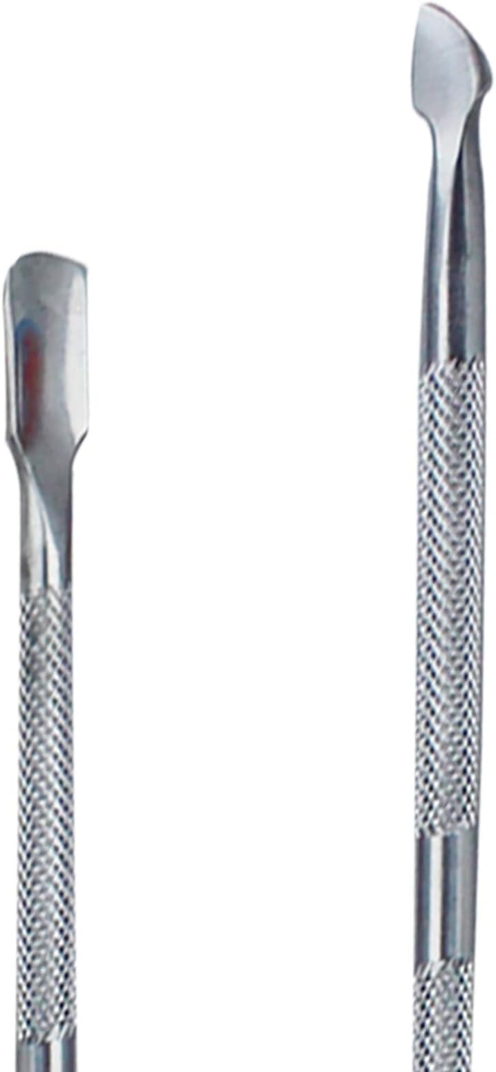 Stainless Steel Metal Nail Cuticle Pusher Scraper Polish Gel Remover Manicure