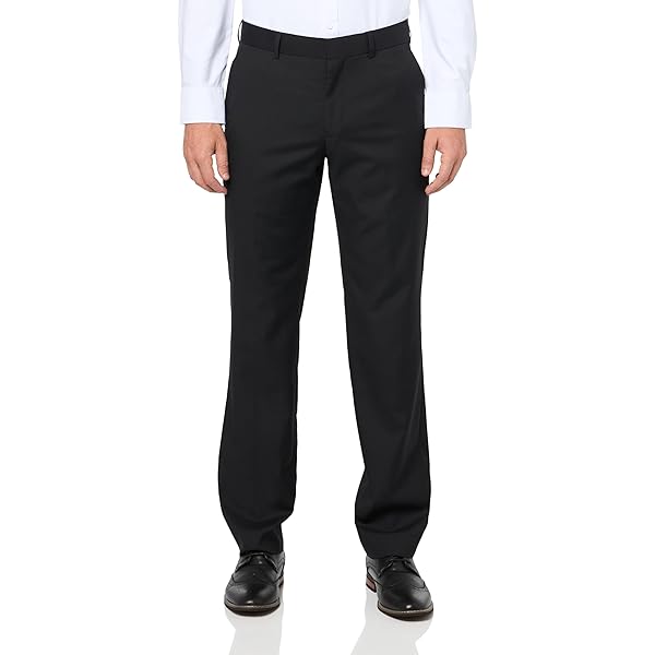 Kirkland Signature Italian Wool Flat Front Dress Slack Black at Amazon Men's Clothing store Kirkland Signature Italian Wool Flat Front Dress Slack Black at Amazon Men's Clothing store