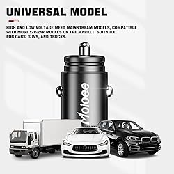USB C 60W Car Charger Fast Charge, 30W PD& 30W