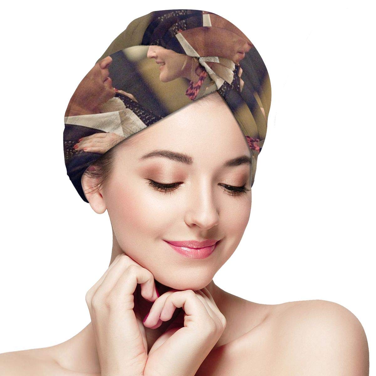 Amazon Com Jazzzz Drew Barrymore Hugh Grant Hair Towels Wrap