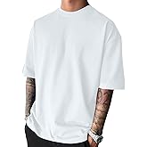 Men's Fashion Oversized Tshirts Workout Short Sleeve T-Shirt Dry Fit Lightweight Crewneck Tee Tops
