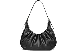 CROJUYI Small Shoulder Bag for Women Trendy Purse Hobo Bag Tote Shoulder Handbags Soft Ruched Cloud Mini Purse Crossbody Bags