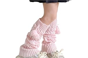 Winter Warm Leg Warmers for Girls Fall Fashion Kawaii Knitted Legwarmers Cute Soft Socks Accessories Kids 3-15 Years