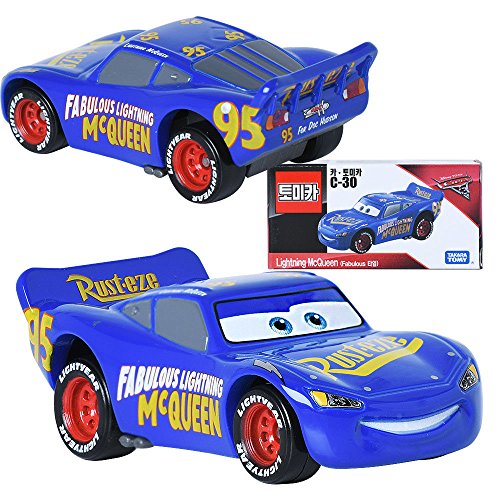 Takara Tomy Tomica Cars 3 C-30 Lightning McQueen Fabulous Type Mini Car