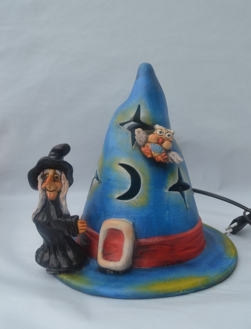 TISCHLAMPE HUT HEXEEULE Amazon.de Handmade TISCHLAMPE HUT HEXEEULE Amazon.de Handmade