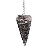 Hematite Orgone Crystal Pendulums for Divination