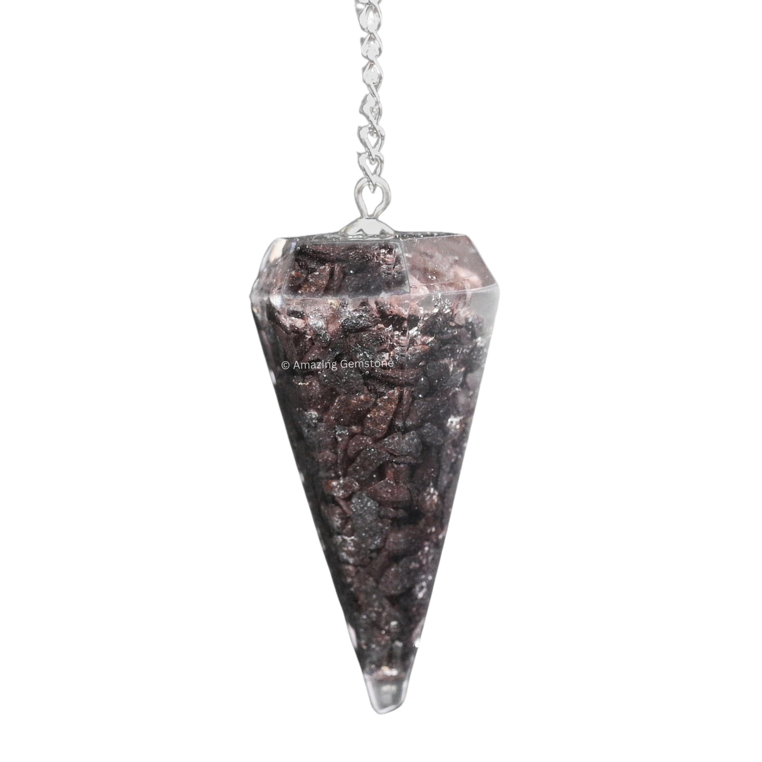 Hematite Orgone Crystal Pendulums for Divination