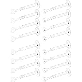 Eakxnig 18G 16G Flat Back Clear Earrings for Sports Nose Studs Silicone Plastic tragus conch cartilage Retainers Monroe Medusa Lip Ring Stud Labret Piercing for Work Surgery 6mm 7mm 8mm 9mm 10mm 12mm