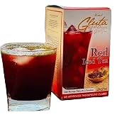 GlutaLipo 12 in 1 Gluta Lipo Gold Series Red Iced Tea - 10 Sachets, 10 Count (Pack of 1)