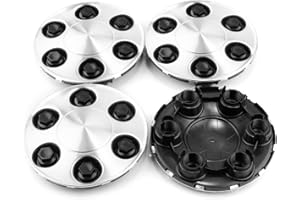 GTownWorks Wheel Center Caps for 2007-2013 Chevy Chevrolet Silverado Avalanche Tahoe Suburban Wheel Center Hubcaps 17" x 7 1/